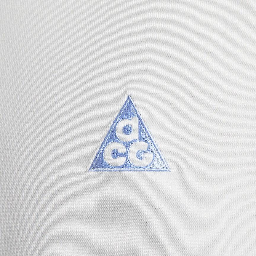 Nike ACG Outdoor Влагоотводящая Удобная Мягкая Футболка с Коротким Рукавом Быстросохнущая Мужская Майка Топы Горный Белый IF0371121