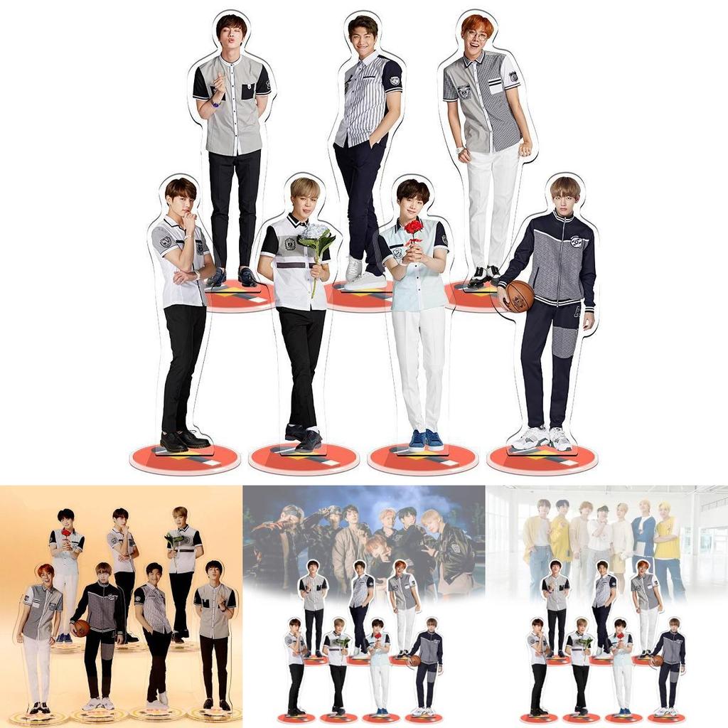 Универсальная двусторонняя акриловая фигурка-подставка K-pop звезды BTS Bangtan Boys для любого пространства