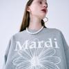 [Mardi mercredi] Толстовка Flowermardi_grey Цвет слоновой кости