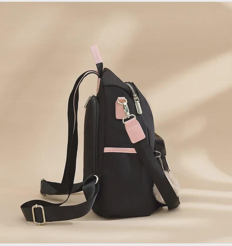 Women's Anti-Theft Oxford Canvas Backpack - 2025 Korean Fashion Trend, Stylish Travel Bag