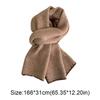 Color Matching Knit Scarf Cold-proof Neck Warmer Luxury Skiing Motorcycle Scarf  Women Men