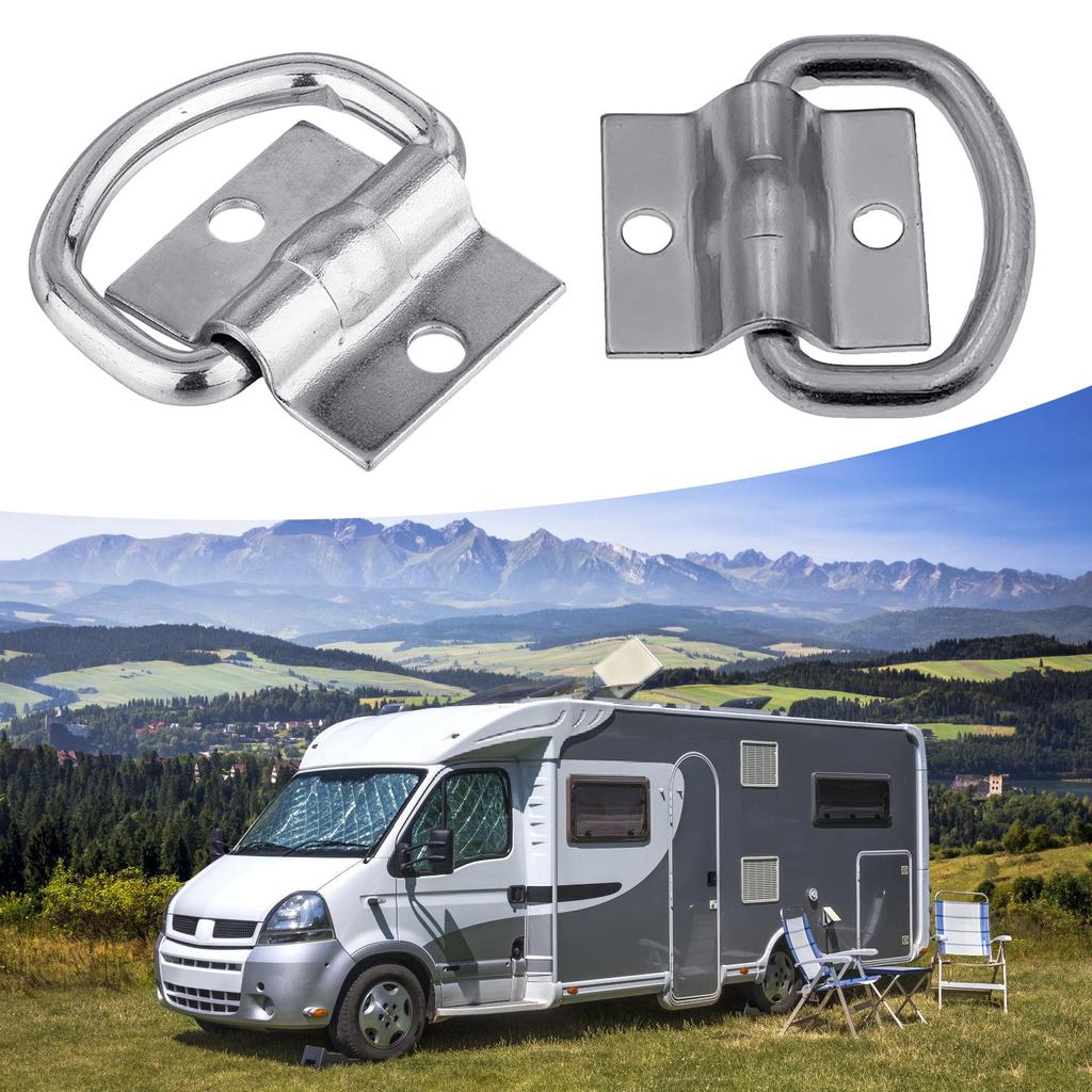 D-образные крепежные кольца Тяжелые грузовые якоря Точки крепления лодок Кольца для крепления каяков для прицепов Грузовики Лодки и каяки