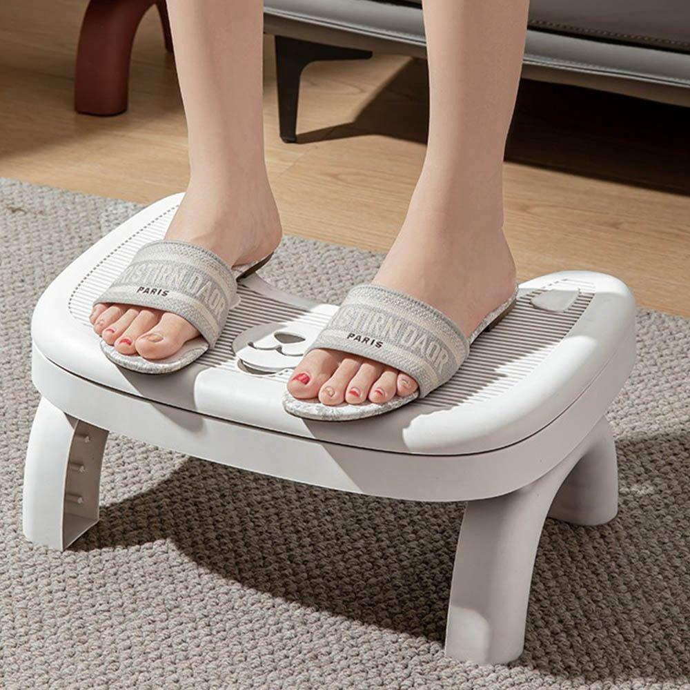 Foldable Folding Toilet Footstool Ergonomic Toilet Seat Under Desk Footrest Kids Potty Chair