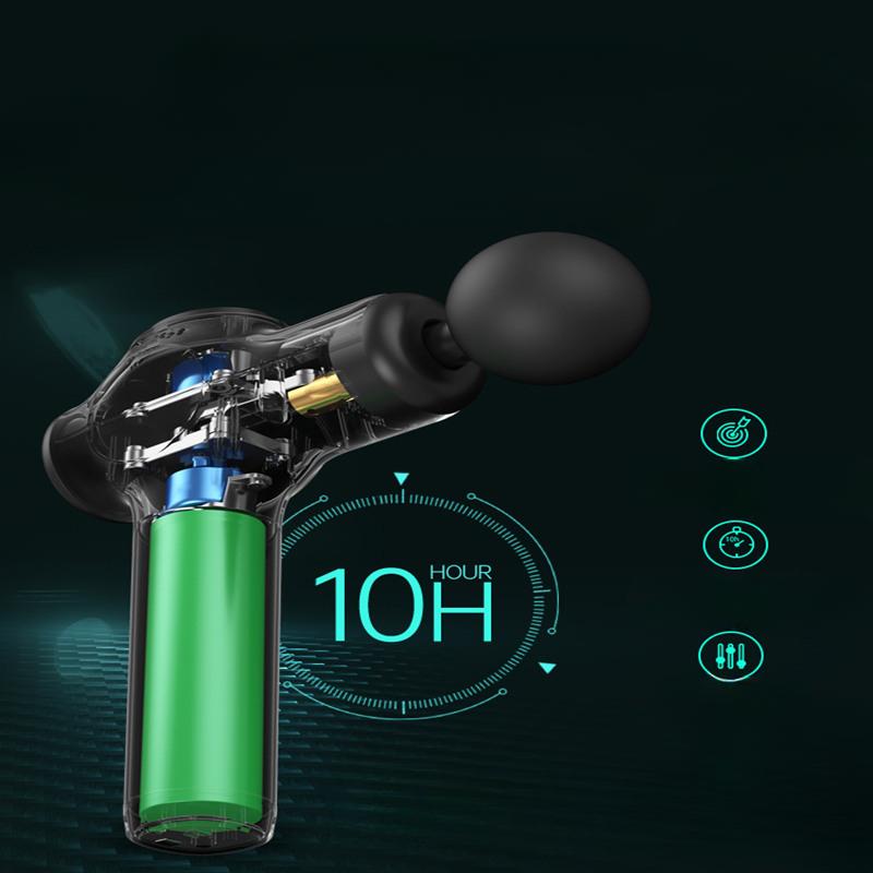 Фасциальный пистолет, мини-домашний массажер для расслабления мышц, портативный мини-электрический фасциальный пистолет для девочек, мембранный пистолет для шеи