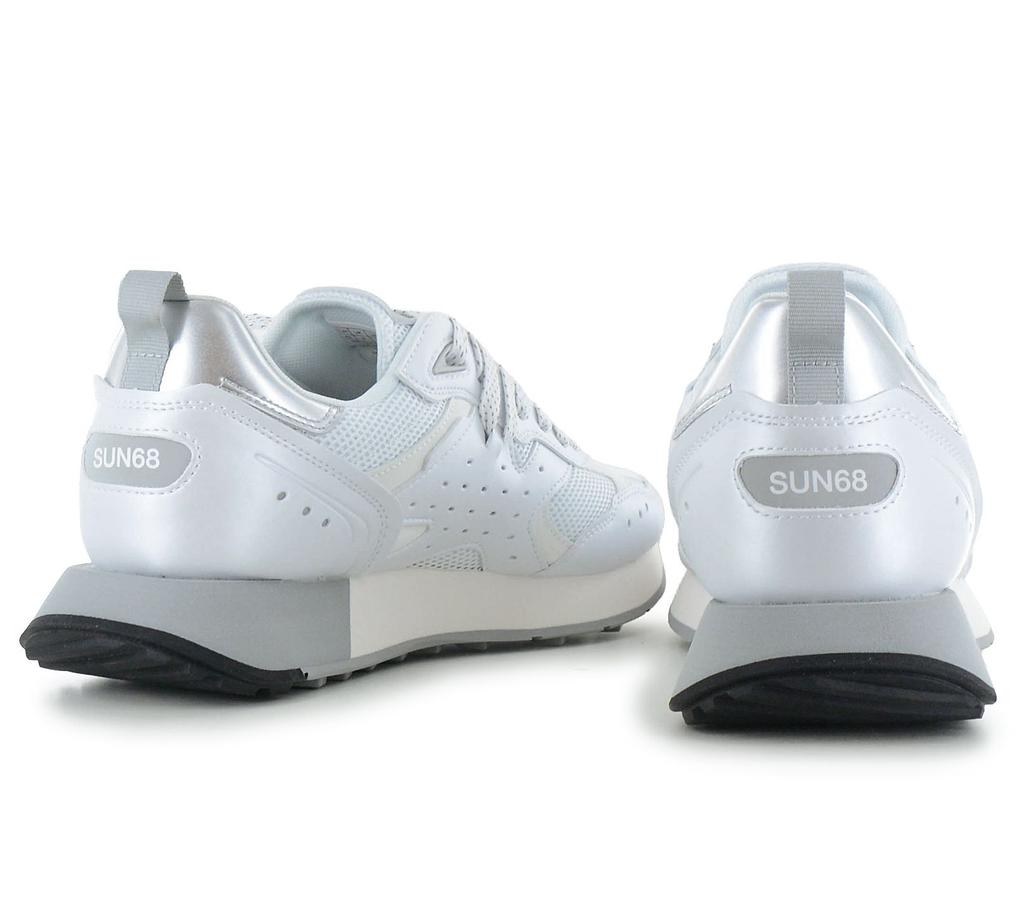 Sun68 Jaki 2.0 Silver Mesh - Мужские кроссовки Обувь Белый Z36119-01 ОРИГИНАЛ