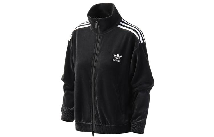 adidas Оригинальные куртки женские черные с воротником-стойкой умеренные другие FL0057