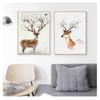 Deer Trees and Flowers Picture Print and Posters Graffiti Art for Child Kids Room Decor 3-47 Art Canvas Painting Nordic Animal