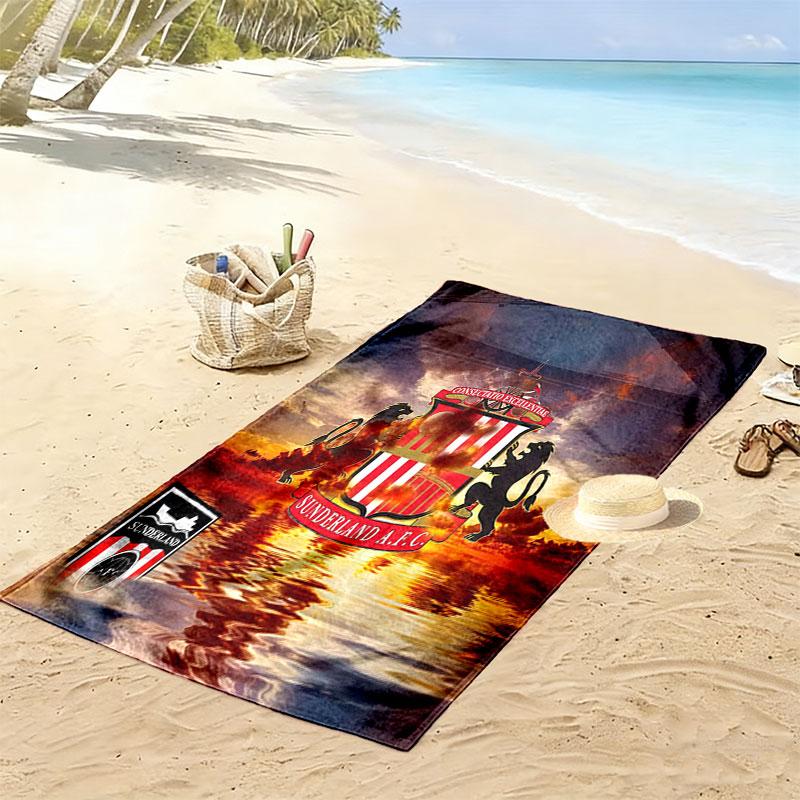 Sunderland Beach Towel, Large Soft Quick Dry Towel for Beach Camping Swimming