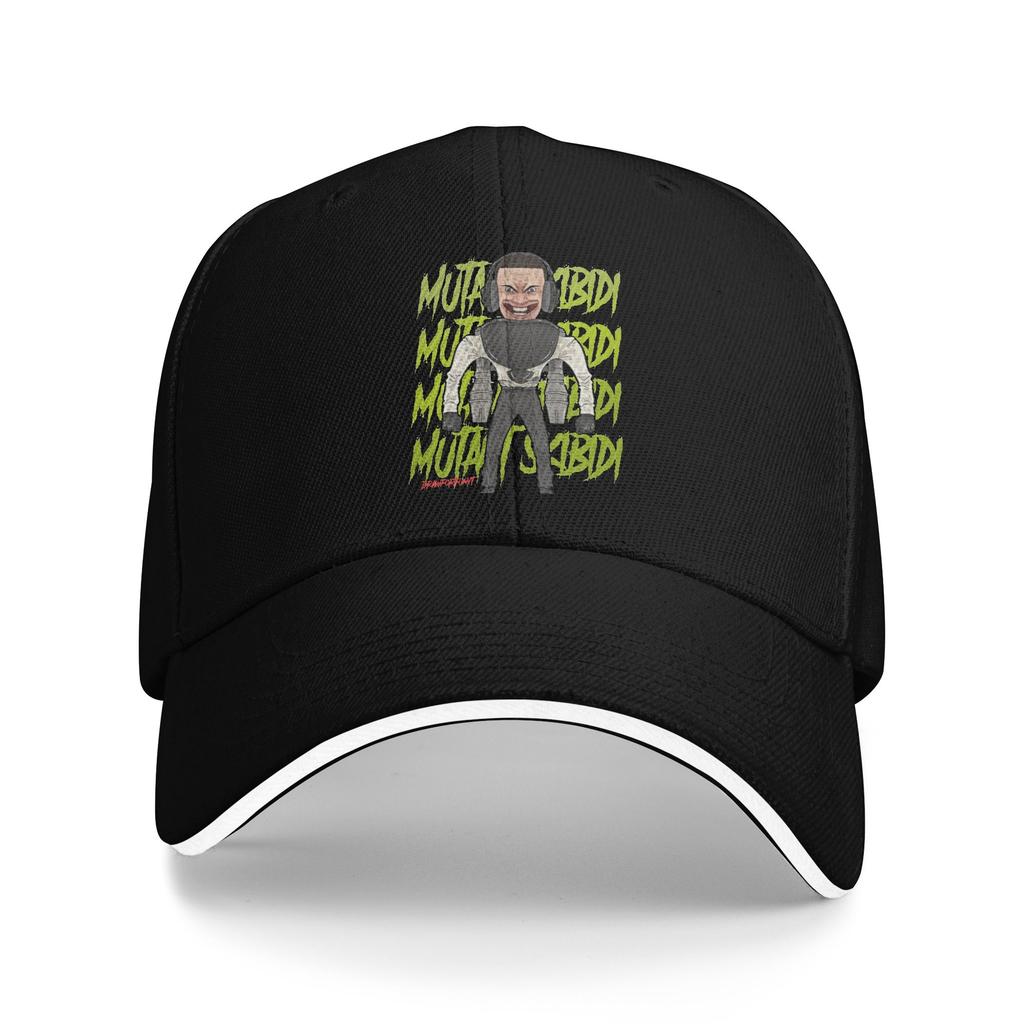 Skibidi Toilet Head Baseball Caps Fashion Game Sandwich Hat Unisex Women Adjustable Sun Hat Travel Gift