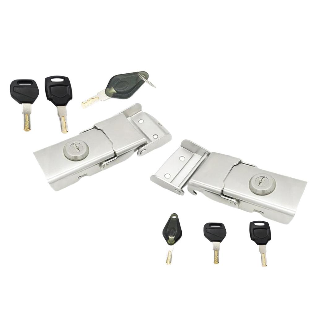 Motorcycle Trunk Lock Anti-theft for Saddlebags Wooden Case Tool Box