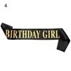 Gifts Glitter Party Decoration Ribbons Birthday Girl Shoulder Girdle Satin Sash