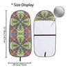 Universal Geometric Seat Cover: All-Season Front Seat Protector for Gym and Workout