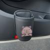 PU Leather Car Beverage Rack Panda Cup Stand Portable Car Cup Holder  Car Interior Accessories