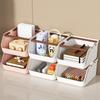Desktop Portable Storage Box Large Capacity Stackable Storage Basket Snack Sundries Stationery Cosmetics Storage Box