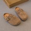 Youth style shoes Kids Soft Sole Closed-Toe Slip-On Sandals Boys Girls Fall Winter Indoor Comfort Shoes