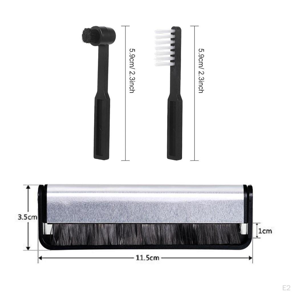 Vinyl Cleaner Brush, Cleaning Kits Portable for Removing Dirt, Dust CD Brush
