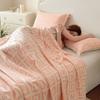 Spring And Summer Long-Staple Cotton 100S Satin Mercerized Cotton Pure Cotton Fringed Gauze Towel Quilt Class A Summer Cool Quilt Air Conditioner Quil