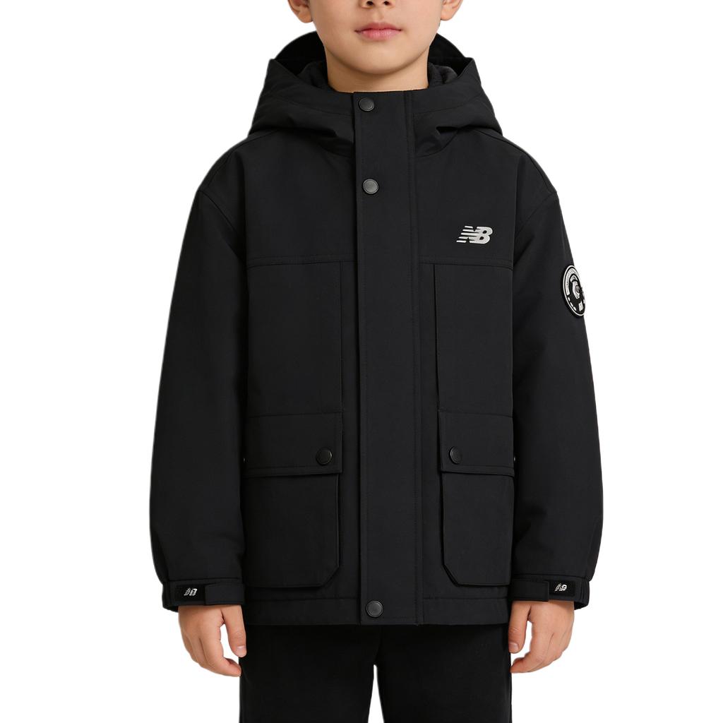 New Balance Детские куртки с капюшоном Средние ND7AG12013-BK