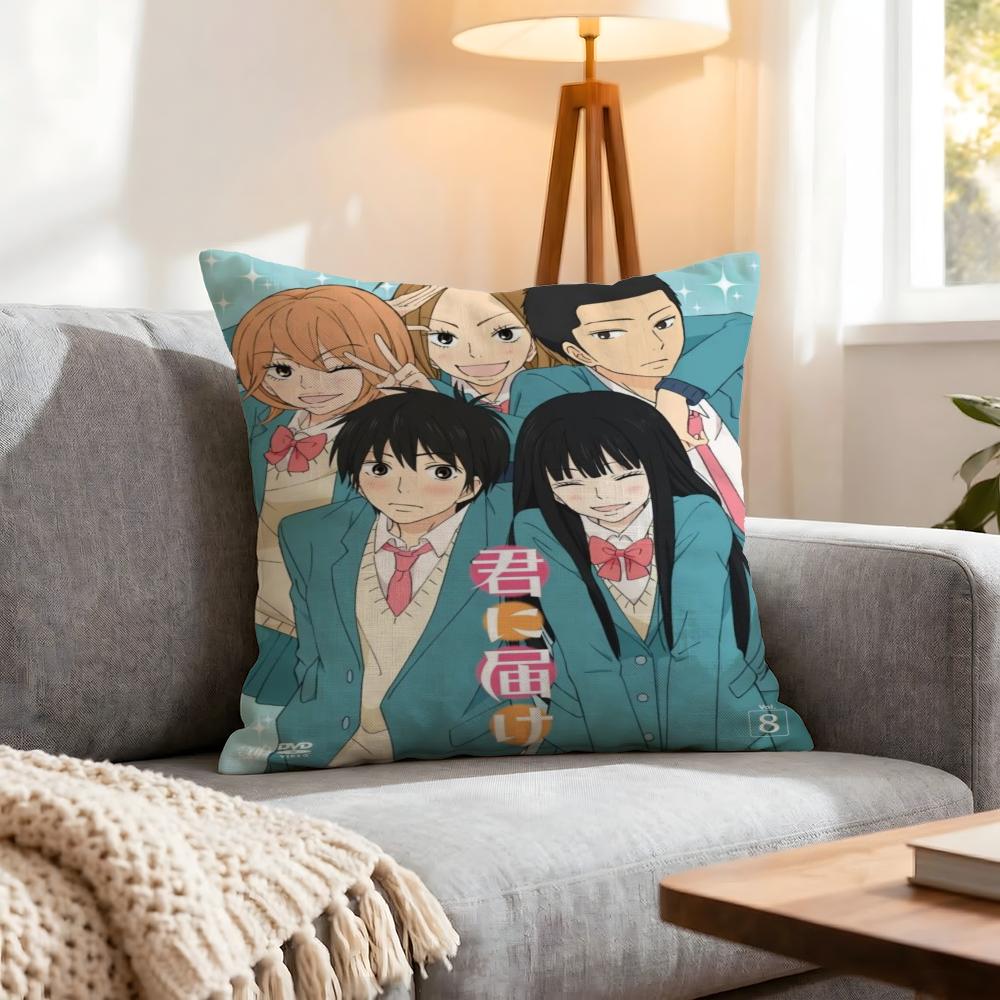 Аниме Kimi Ni Todoke Наволочки Декоративные Чехлы Мягкий Чехол для Подушки для Декора Дивана Кушетки x x Наволочки