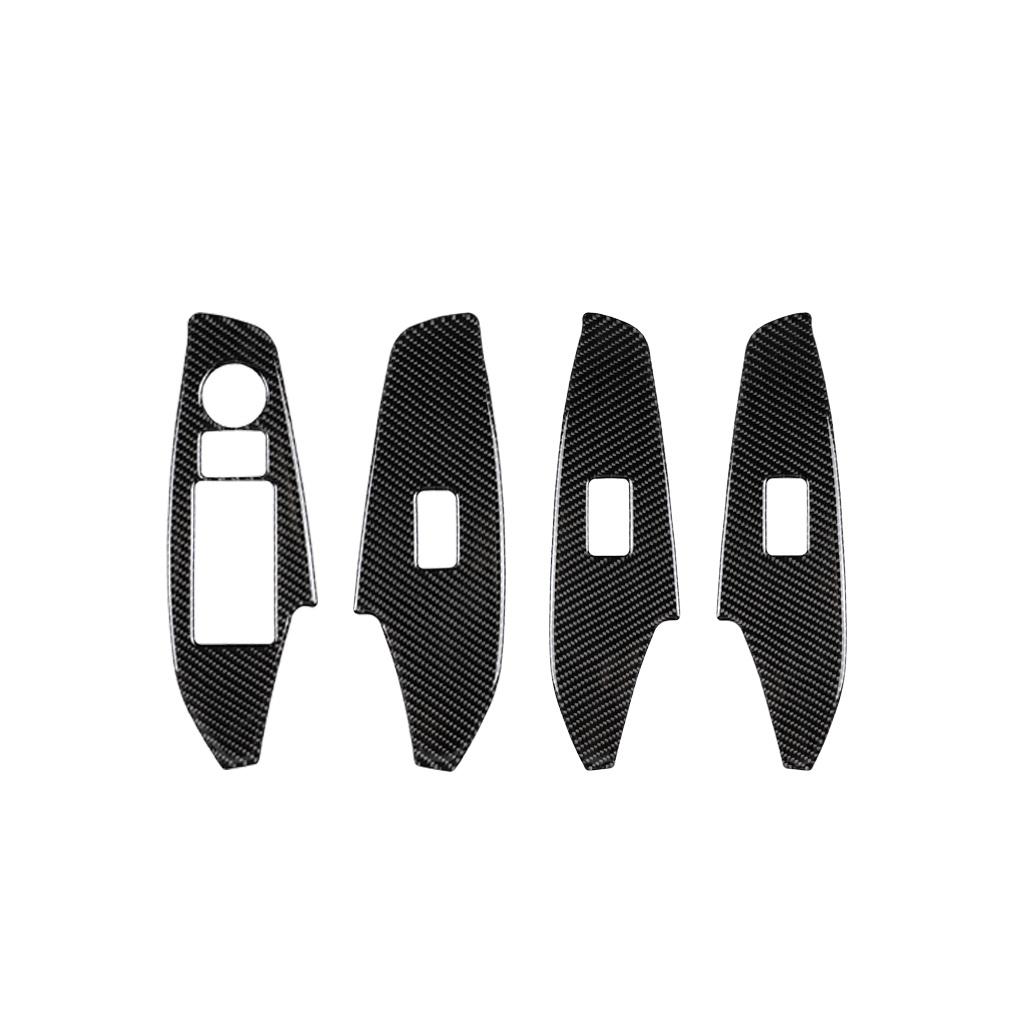 Хорошие автомобильные аксессуары для Mazda3 Axela, внутренняя рамка из углеродного волокна, переключатель фар, внутренняя дверная чаша, наклейки для ожидания