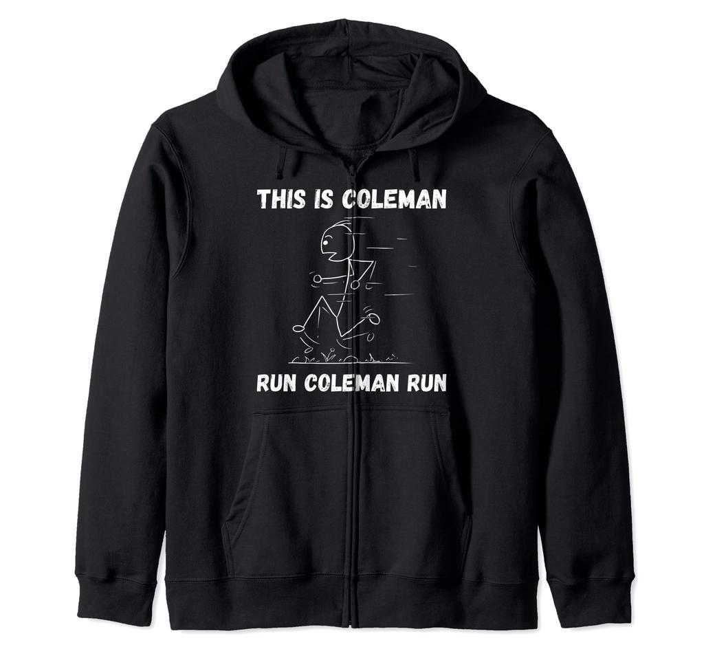 Костюм с капюшоном для фанатов Coleman Run Coleman Run. Толстовка с капюшоном на молнии