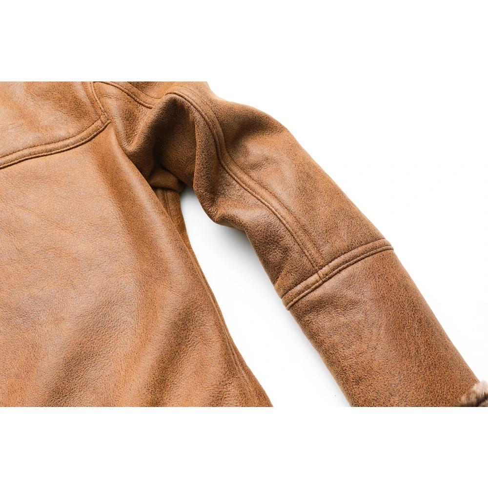 Китайский размер супер качество дубленка мужская мягкая теплая 100% натуральная меховая шуба зимняя мужская кожаная одежда