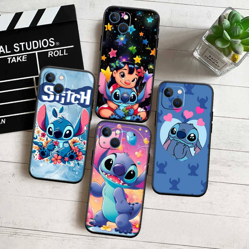 Чехол для телефона ED32 Lilo Stitch для iPhone 6 6s 7 8 11 12 13 14 15 XS Pro Max XR X SE Samsung S20 S21 S22 S23 S24 FE Ultra Plus Lite S21S A55