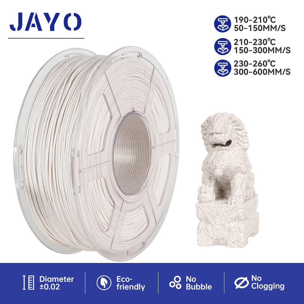 JAYO 3D Printer Filament High Speed PLA Marble 1 Roll/1.1KG 1.75mm Filament Environmental Material For 100% No Bubbel 3D Printer