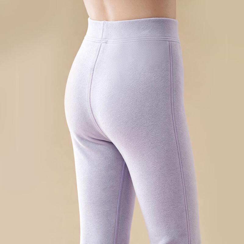 Girls' Thermal Fleece-Lined Plaid Leggings