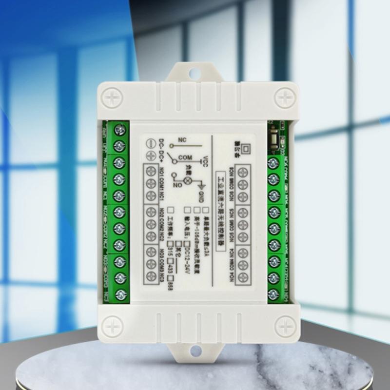 Для C 12v 6ch 6ch Rf 315/433mhz беспроводной системы дистанционного управления, 2000m Long дистанция, передатчик + приемник