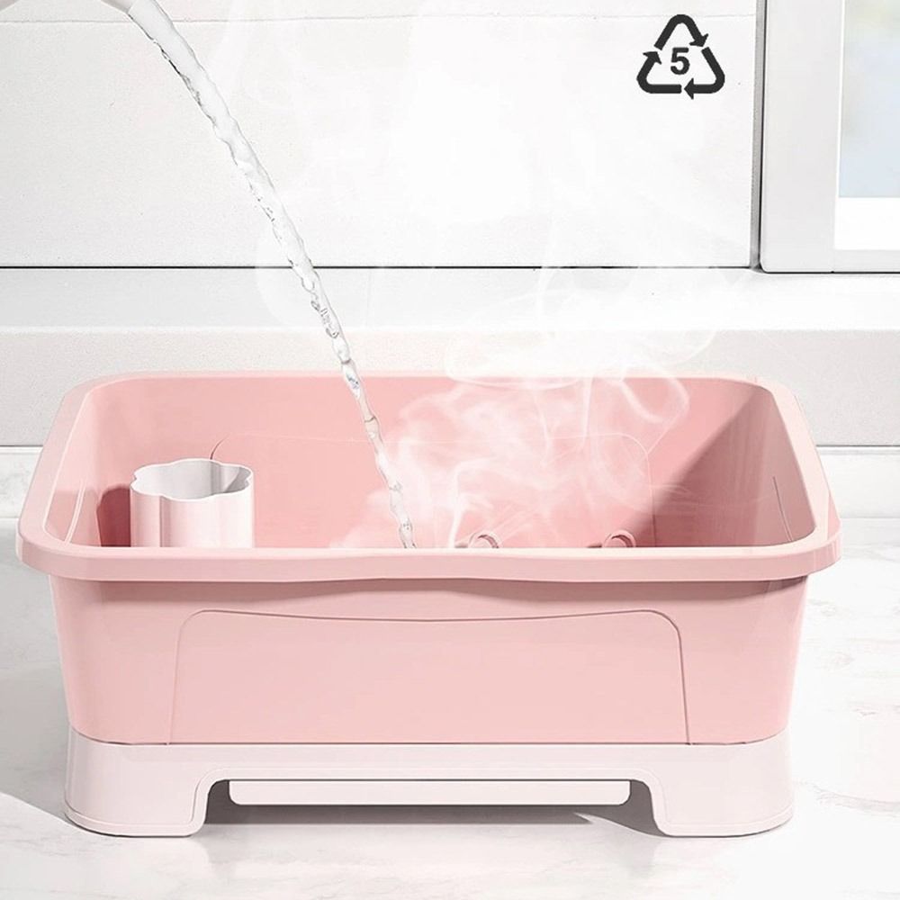 С крышкой сушилка для посуды пластиковый кухонный лоток для столовых приборов коробка для хранения посуды кухонные принадлежности