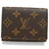 Auth Monogram Envelope Card Case M63801 Lv6924rf Used