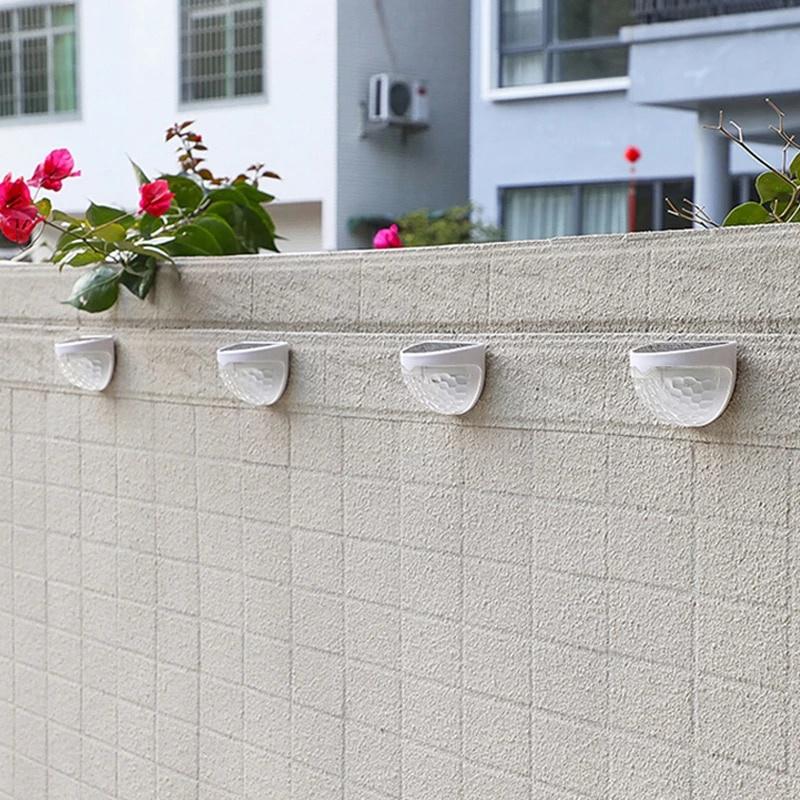 Простые в установке солнечные фонари для столбов для забора. Наружные декоративные палубные светильники. Солнечная батарея IP65. Водонепроницаемое настенное крепление. Освещение для столбов для забора для патио.