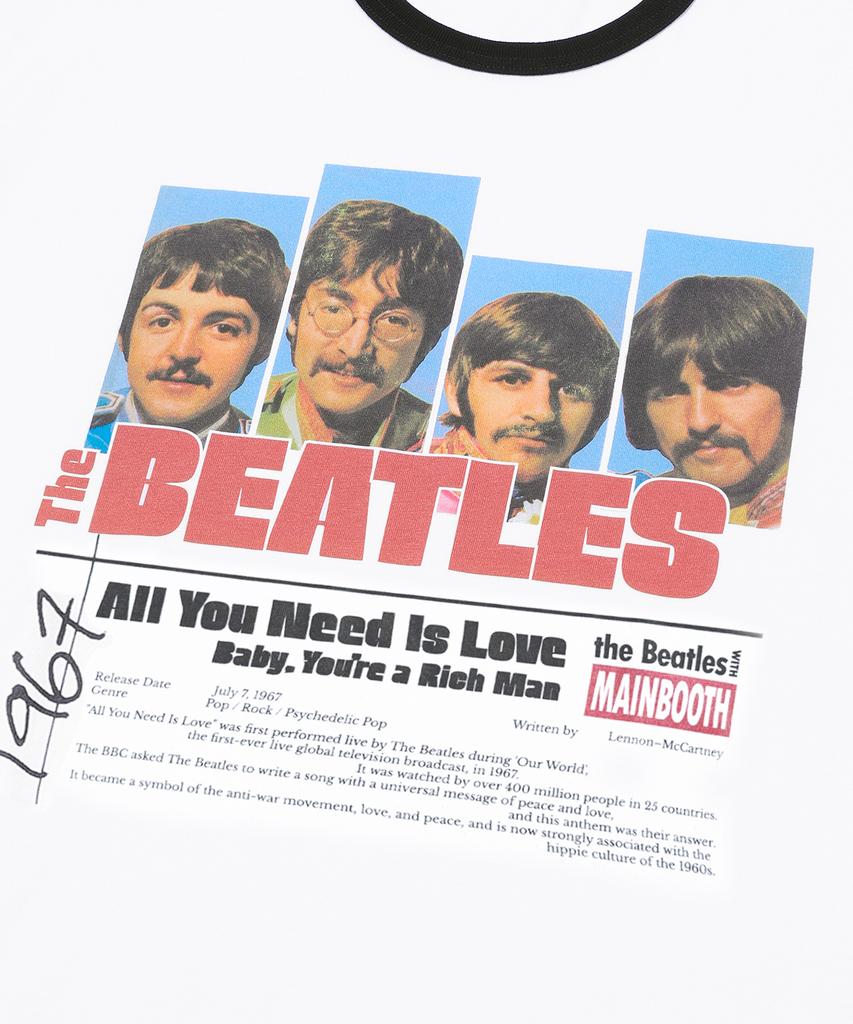 MAINBOOTH [The Beatles] Футболка 'Love' (белый)