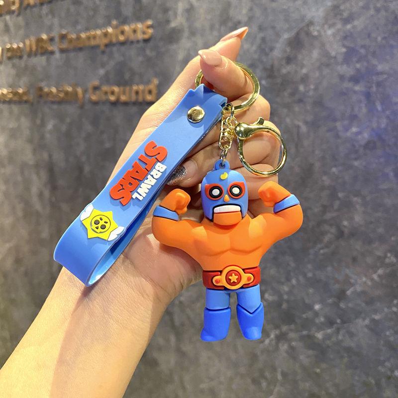 Бравл Старс брелок Эль Примо Brawl Stars на ключи, на сумку фигурка El Primo 6 см 