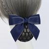 For Female Nurse Headwear Hotel Ponytail Clip Korean Bun Snood Bow Spring Clip Hairgrips Cover Net