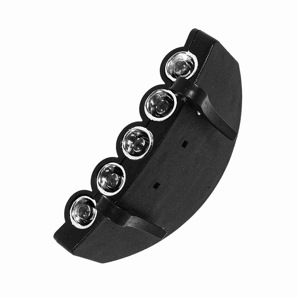 5 светодиодных фонарей для кепки, шляпы, козырька, фонарика, налобного фонаря, рыбалки, пешего туризма, велоспорта, кемпинга