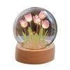 Flower Night Light Tulip Night Lamp Home Decoration Night Light Bedside Light for Office Bedroom