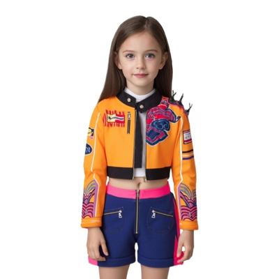 Наряд суперзвезды поп-музыки Руми для детей, девочек, для вечеринки, косплея, костюм, детское сценическое платье для ролевых игр, наряд на Хэллоуин