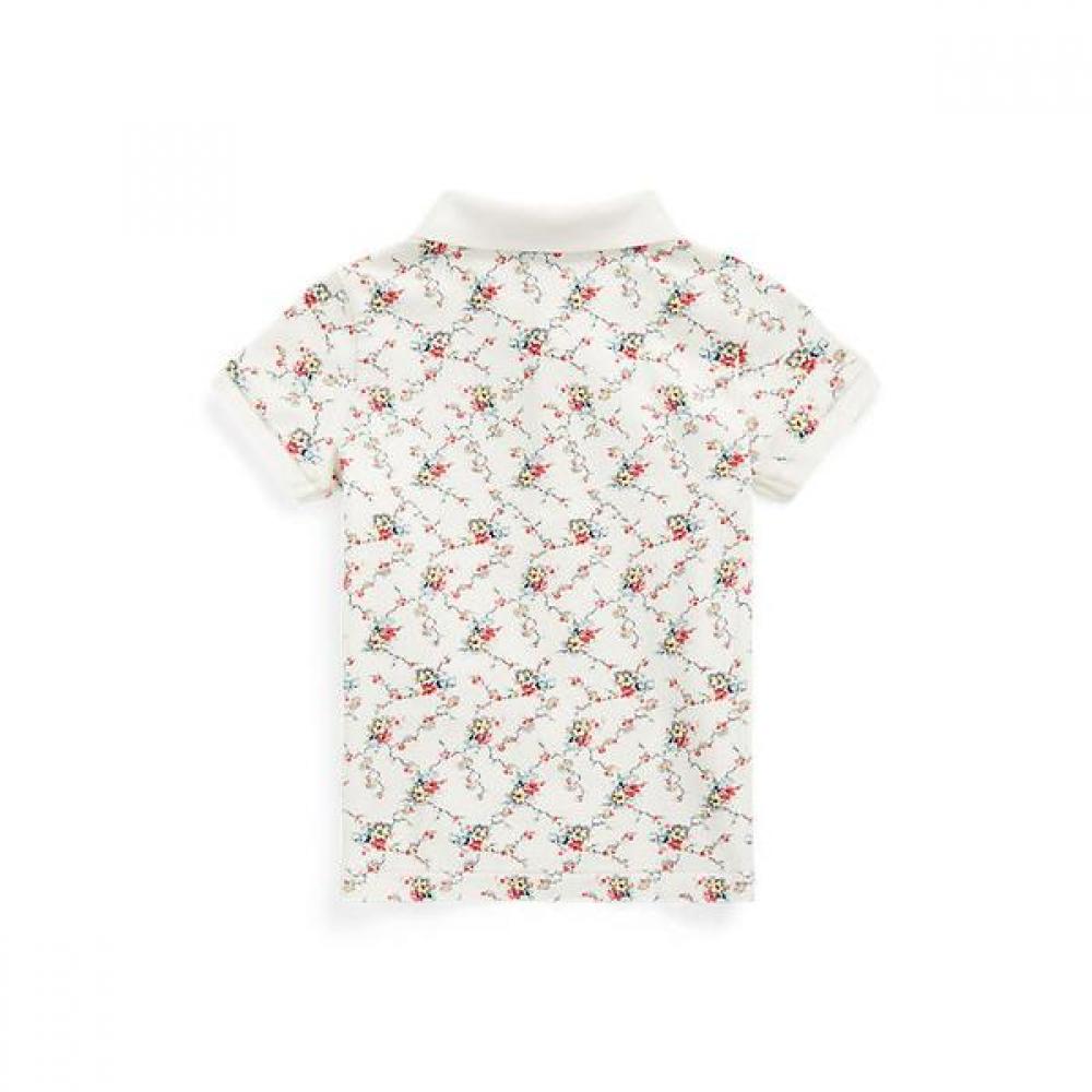 Поло для девочки Kids Girl Цветочное эластичное сетчатое поло 2 6 Cwpoknir8020296999