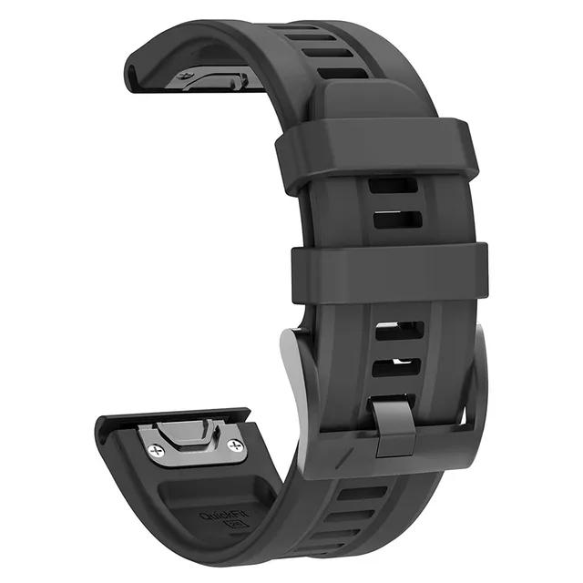Ремешок QuickFit 22 мм 26 мм для Garmin Epix Gen 2, силиконовый ремешок для Garmin Fenix ​​7 7X 5Plus 6XPro Enduro 2, браслет, ремешок для часов