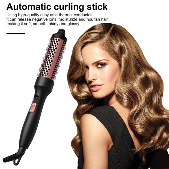 Проводная щетка для завивки волос Многофункциональная термощетка Быстрый нагрев Круглая щетка с отрицательными ионами Электрические инструменты для выпрямления волос Щипцы для завивки волос