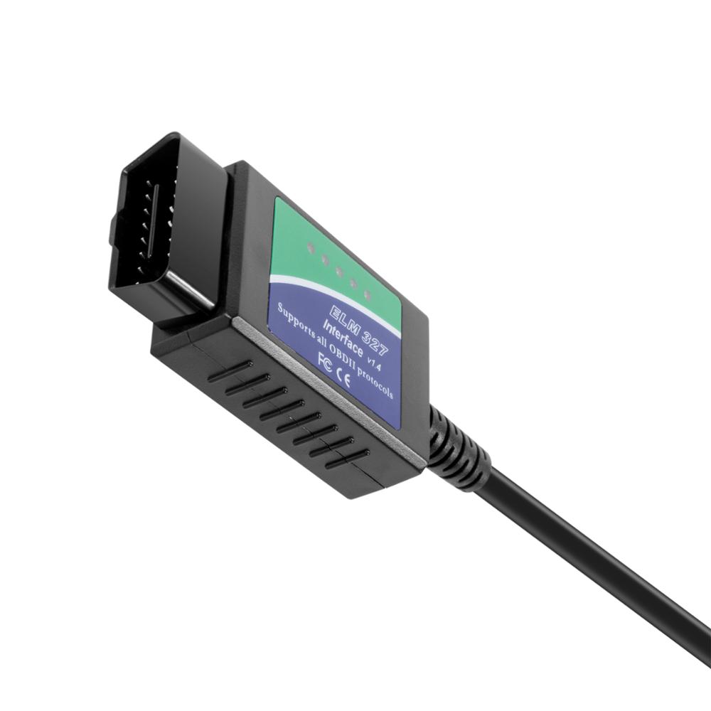 Elm327 USB V1.4 Диагностический кабель OBD2 с оригинальным чипом FT232RL Чип 25K80 Внешнее оборудование OBD для мотоциклов Ducati