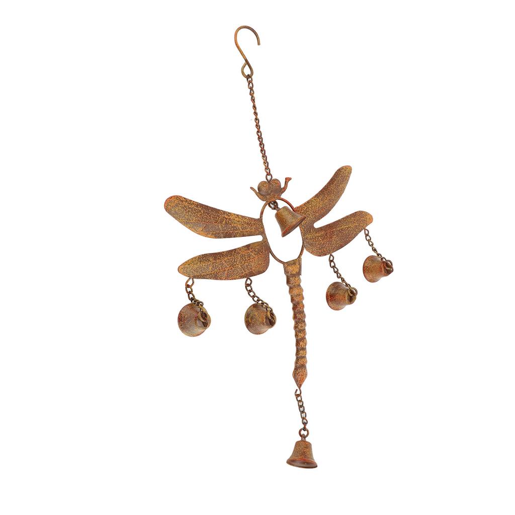 Колокольчик ветра «Стрекоза» с колокольчиками, железный, изысканный, простая установка, колокольчик ветра «Стрекоза» H