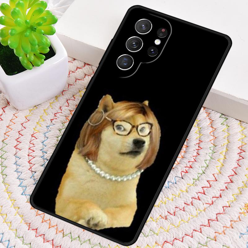 Смешной чехол для телефона с мемом про собаку Cheems Doge для Samsung Galaxy note 10 pro S26 Ultra S23 S24 FE S25 S21 S22 PLUS ударопрочный