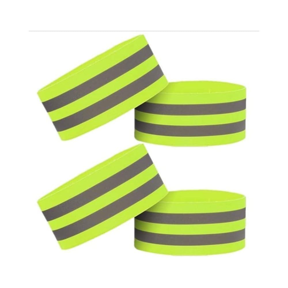LIWEARE Running Mirror Set 4 Pieces Lightweight Belt Bracelet for Jogging Cycling Kids Adults with Mirror