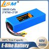 100% True Capacity 60V 16S5P 20Ah Lithium Ion Battery Battery 60V 1800W Battery Free Delivery18650