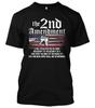 The 2Nd A D T American Flag Gun Ar 15 Bullets Patriotic Tees Unisex T-Shirt