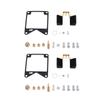 2Set 34Pcs Carburetor Repair Kit with Fuel Cup Float 2416113 Replacement for Virago 750 XV750 1981‑1983