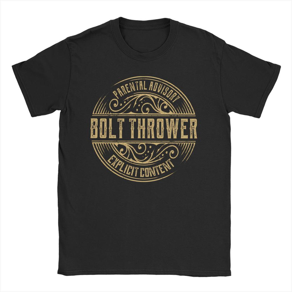 Bolt Thrower Rock Band Logo T Shirts Men Women's Cotton Crazy T-Shirts Round Collar Tee Shirt Short Sleeve Clothes Summer